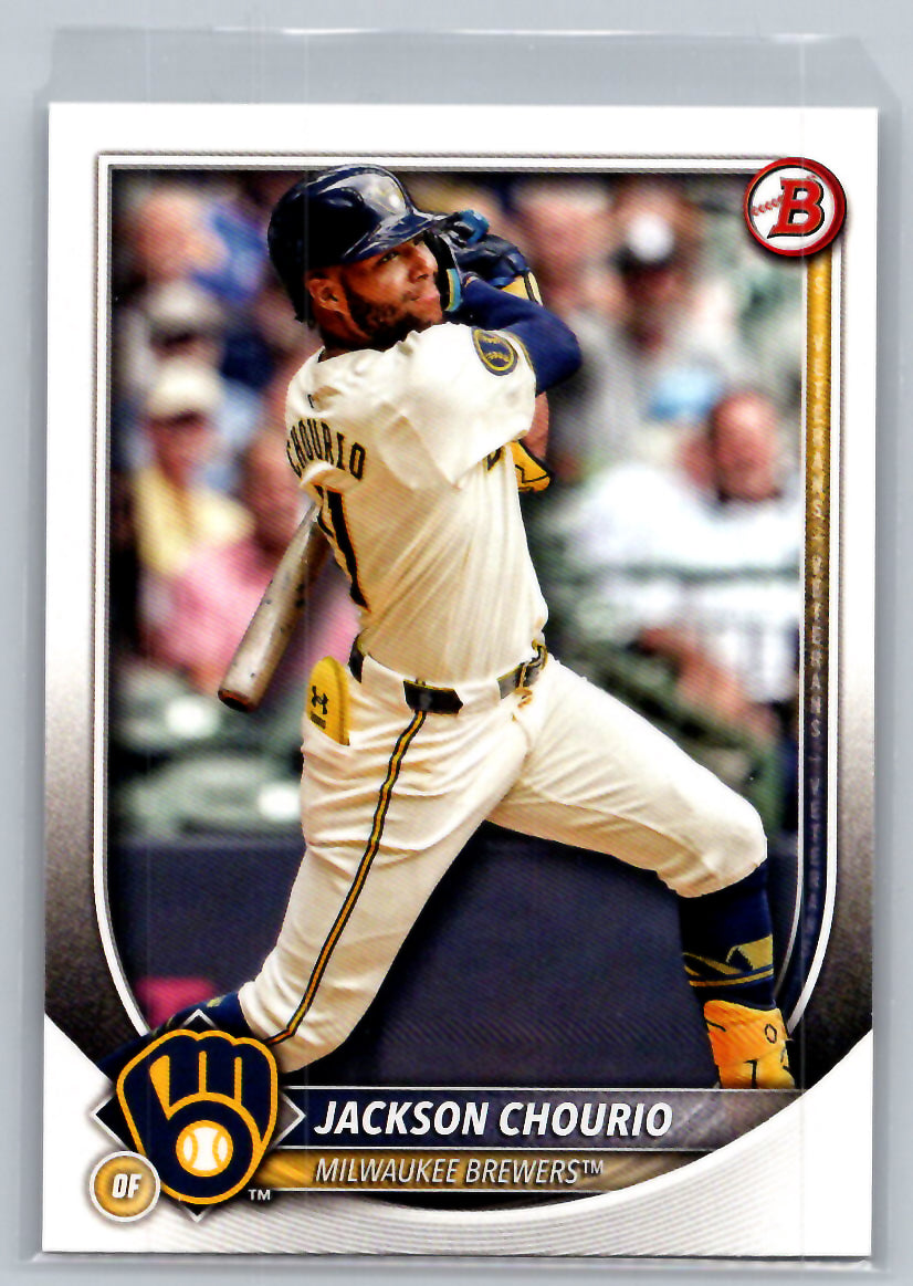 2025 Bowman #11 Jackson Chourio Milwaukee Brewers