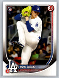 2025 Bowman #12 Roki Sasaki Los Angeles Dodgers