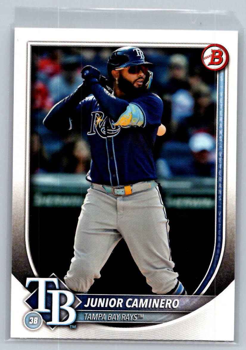 2025 Bowman #13 Junior Caminero Tampa Bay Rays