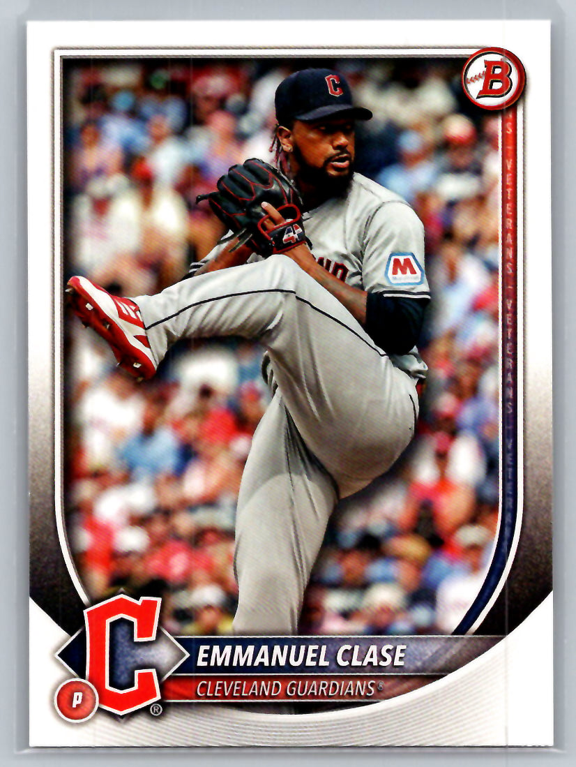 2025 Bowman #15 Emmanuel Clase Cleveland Guardians