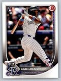 2025 Bowman #31 Adael Amador Colorado Rockies
