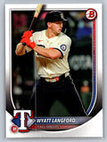 2025 Bowman #33 Wyatt Langford Texas Rangers