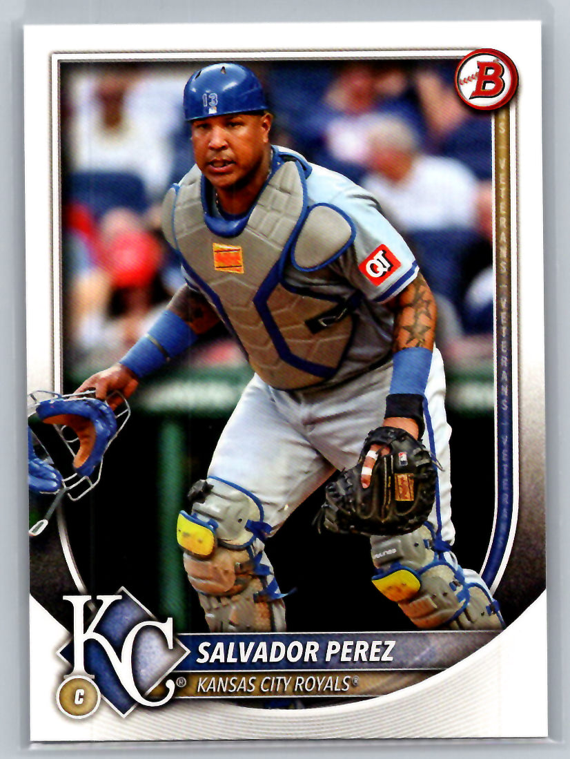 2025 Bowman #34 Salvador Perez Kansas City Royals