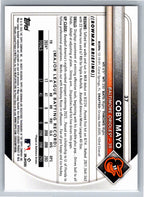 2025 Bowman #37 Coby Mayo Baltimore Orioles