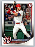 2025 Bowman #42 Dylan Crews Washington Nationals