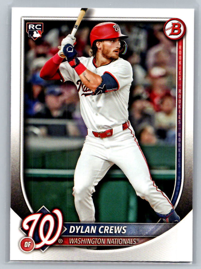 2025 Bowman #42 Dylan Crews Washington Nationals