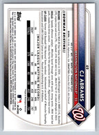 2025 Bowman #49 CJ Abrams Washington Nationals