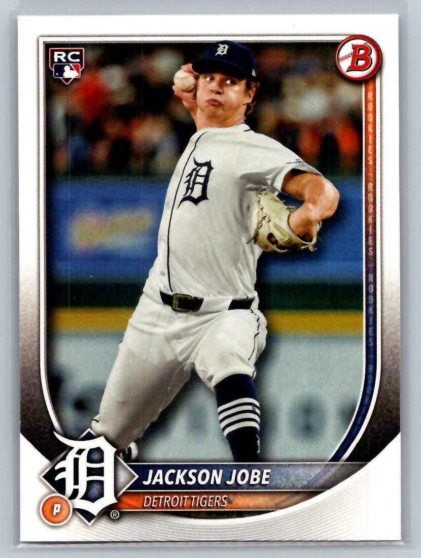 2025 Bowman #50 Jackson Jobe Detroit Tigers
