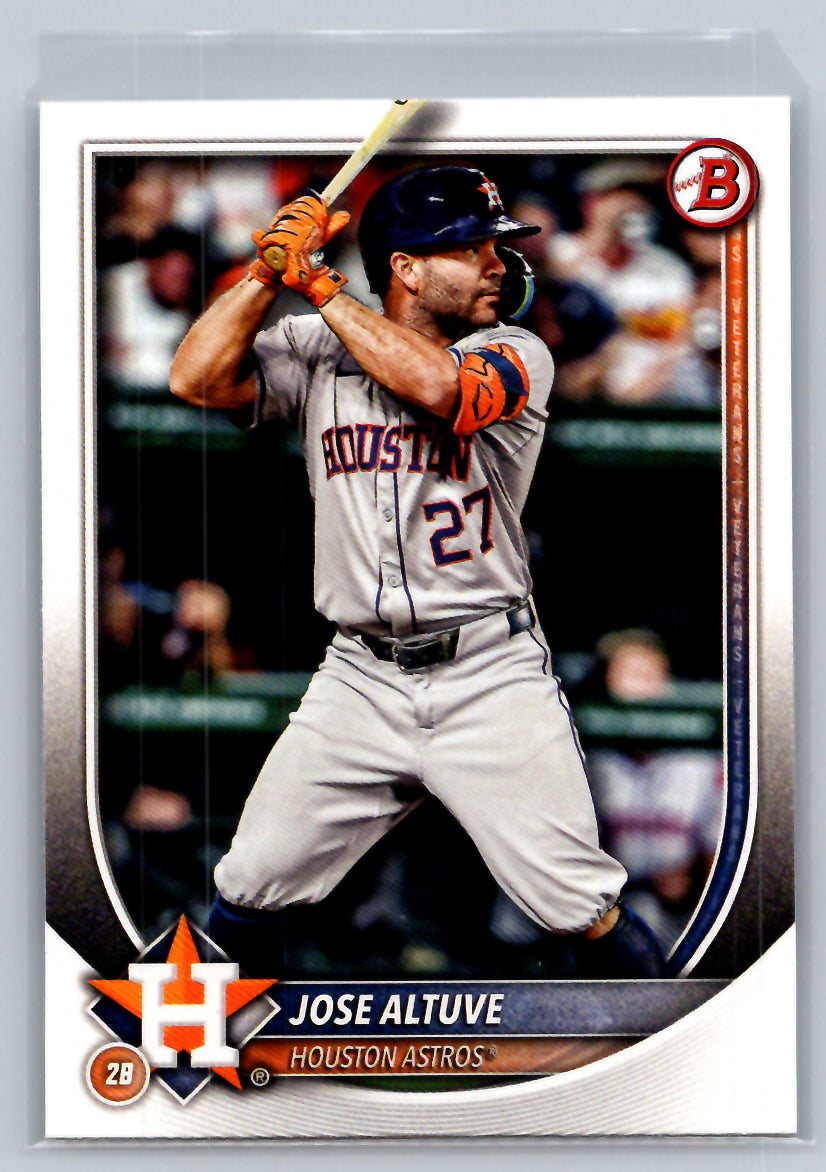 2025 Bowman #63 Jose Altuve Houston Astros
