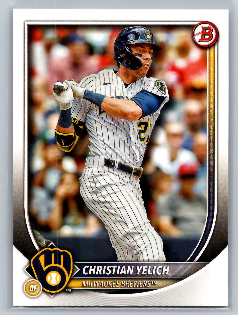 2025 Bowman #67 Christian Yelich Milwaukee Brewers
