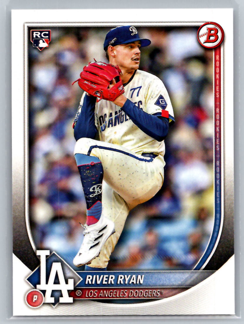 2025 Bowman #69 River Ryan Los Angeles Dodgers