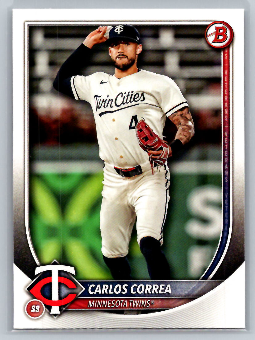 2025 Bowman #73 Carlos Correa Minnesota Twins