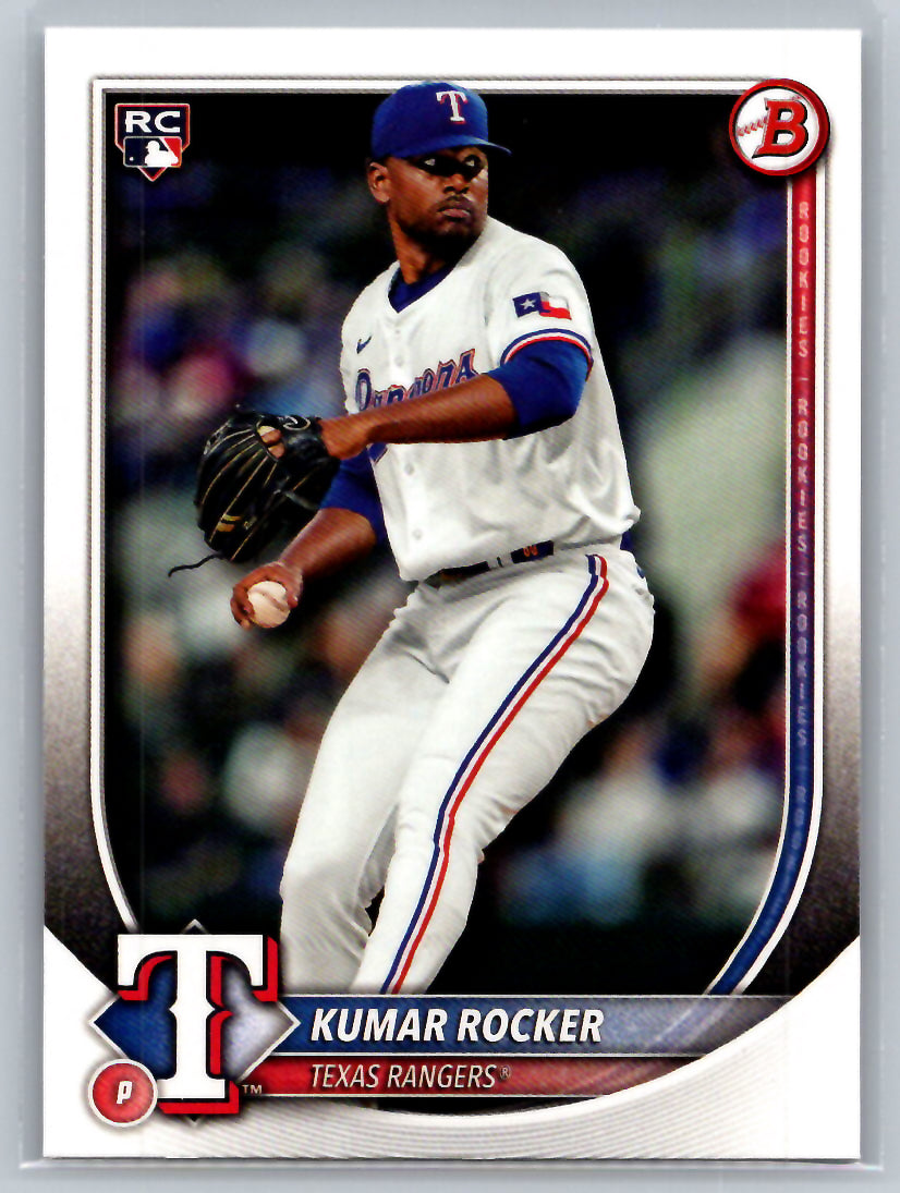 2025 Bowman #80 Kumar Rocker Texas Rangers