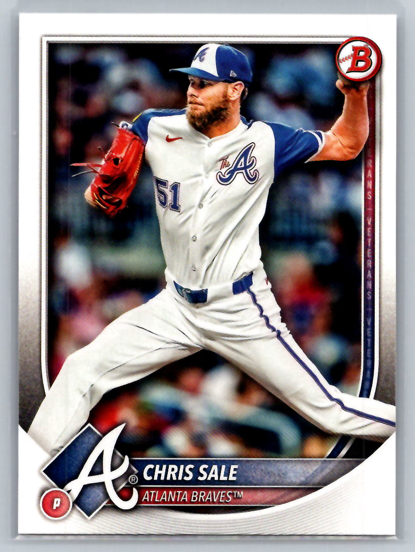 2025 Bowman #82 Chris Sale Atlanta Braves