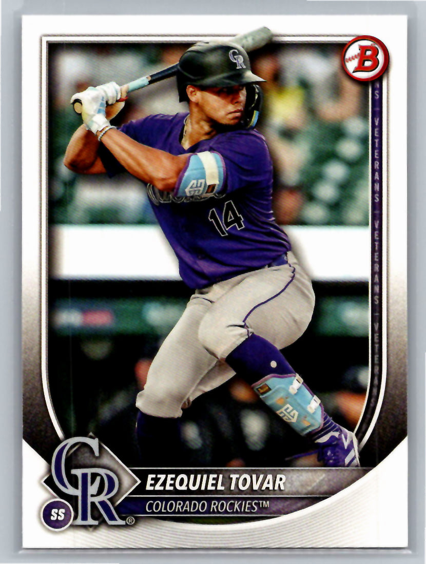 2025 Bowman #84 Ezequiel Tovar Colorado Rockies