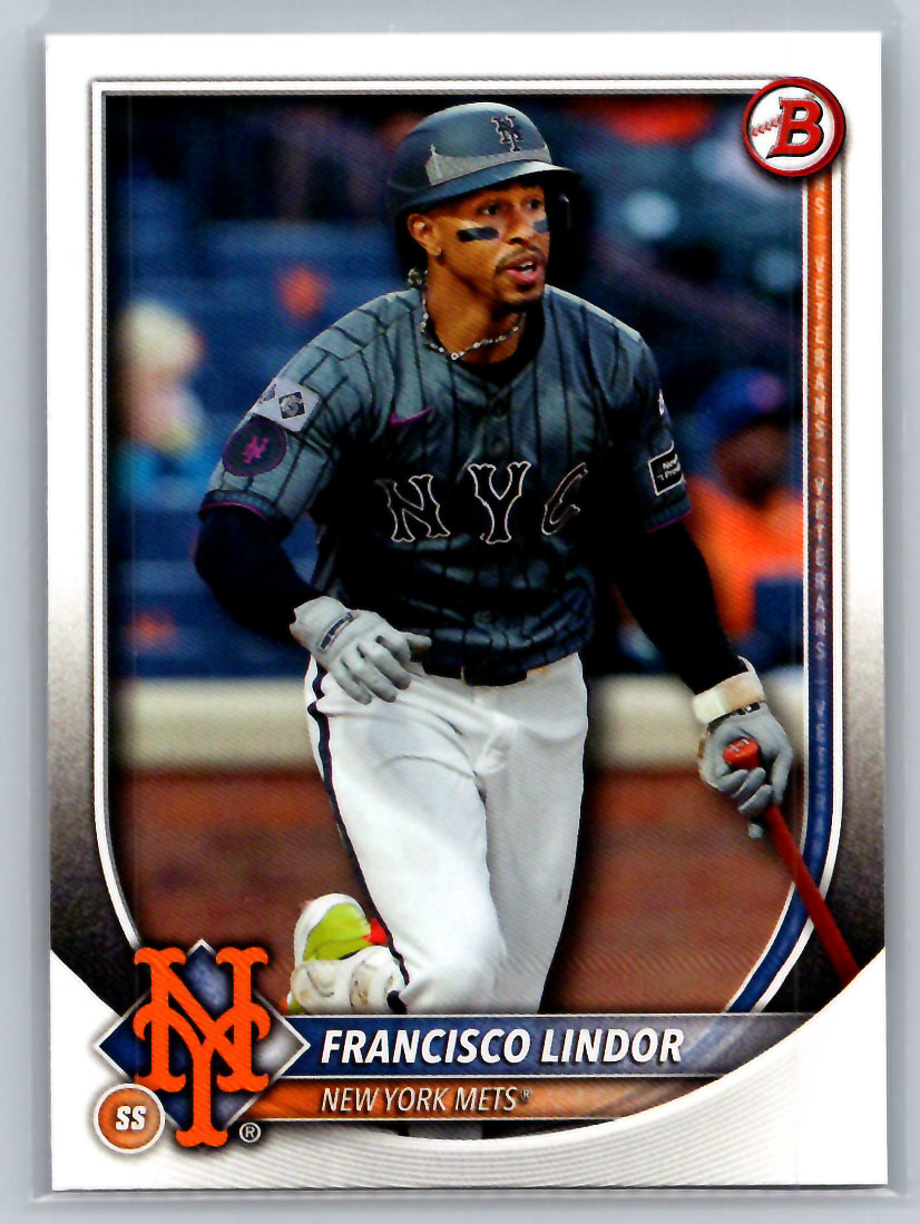 2025 Bowman #86 Francisco Lindor New York Mets