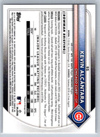 2025 Bowman #95 Kevin Alcántara Chicago Cubs